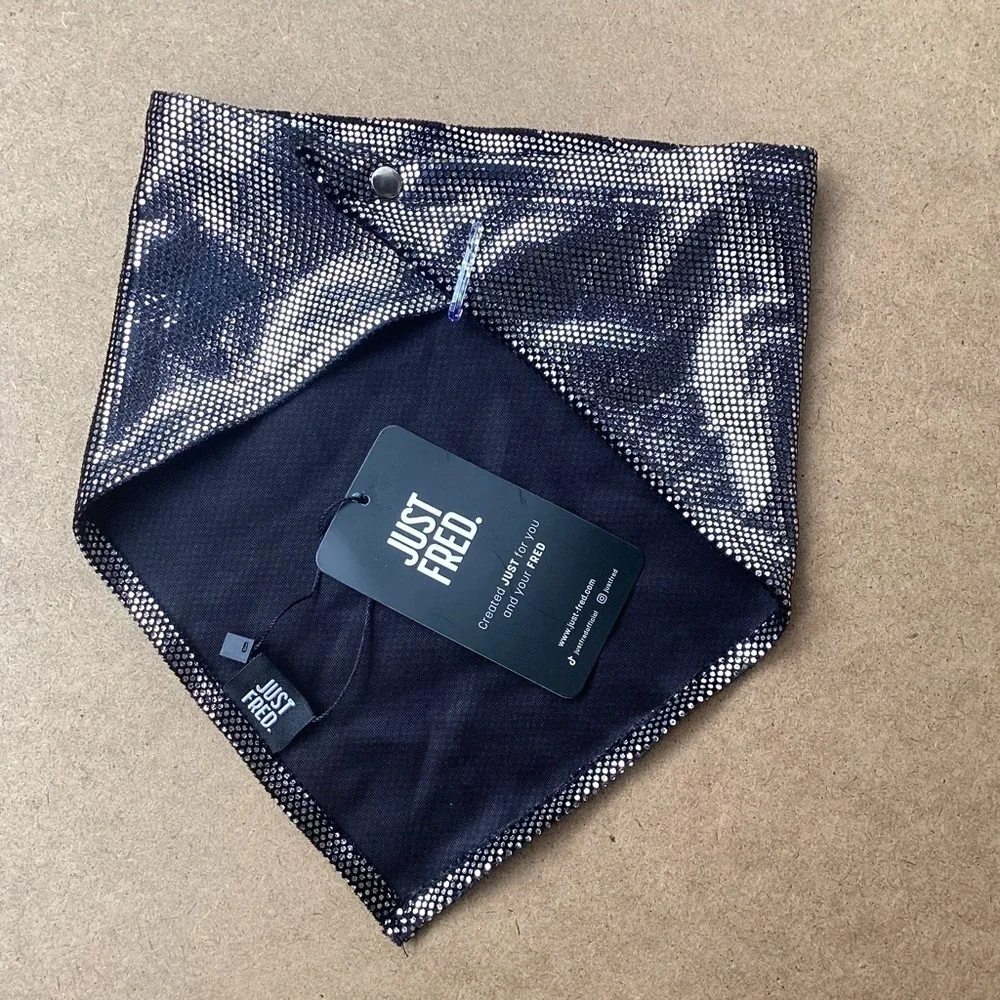 Just Fred NWT Disco Bandana for pets